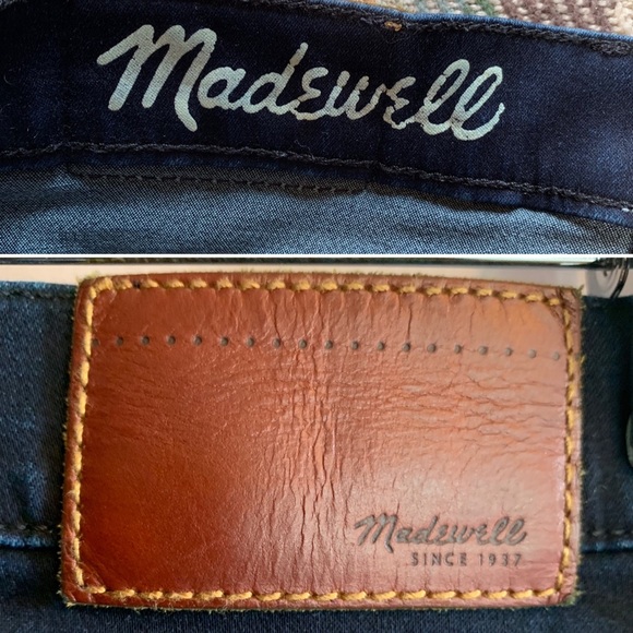 MADEWELL SKINNY SKINNY ANKLE JEAN DARK WASH SZ 27 - Picture 7 of 8